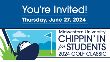 You’re invited to the ǧɫ Chippin’ in for Students 2024 Golf Classic on Thursday, June 27, 2024.